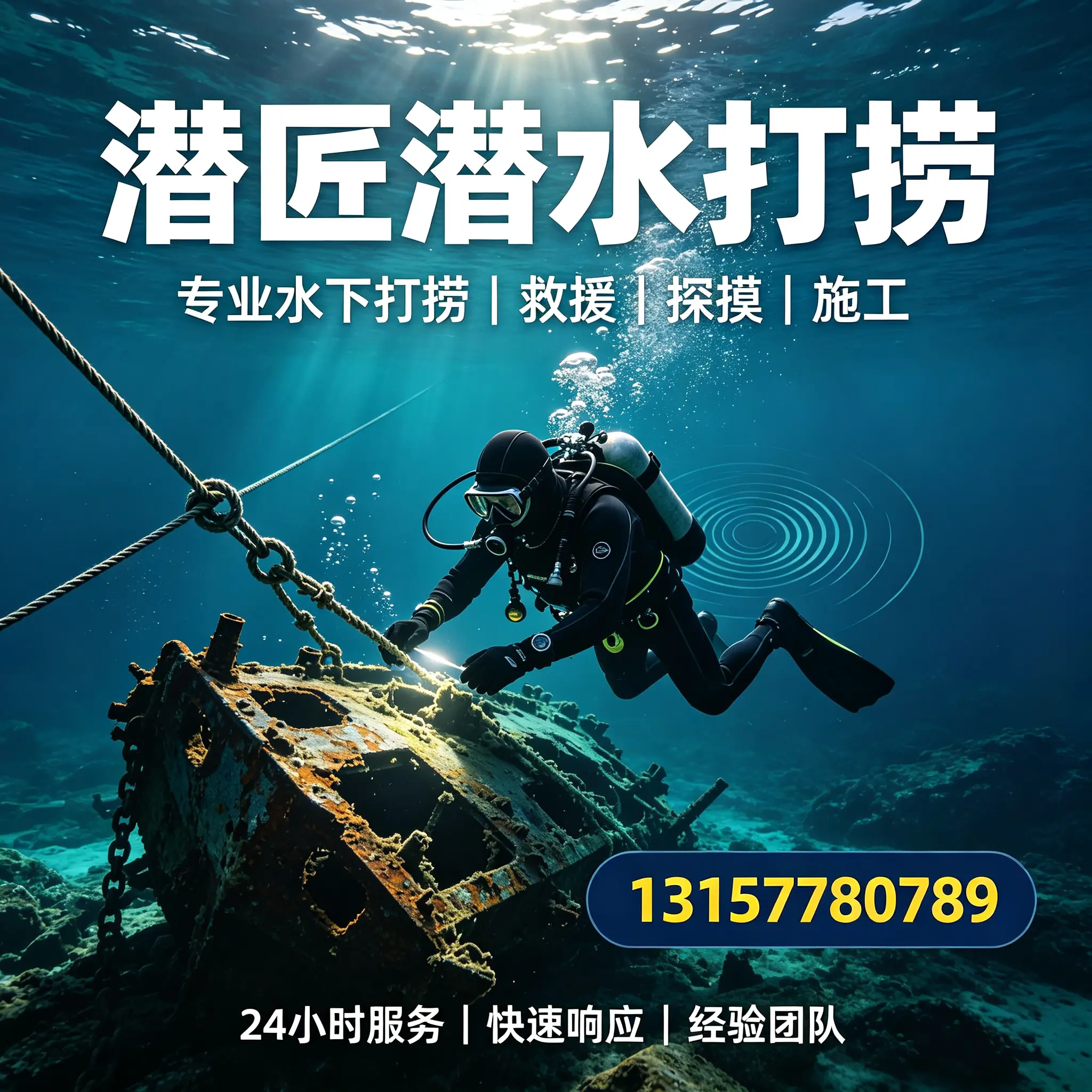 婺源水下打捞作业服务产品